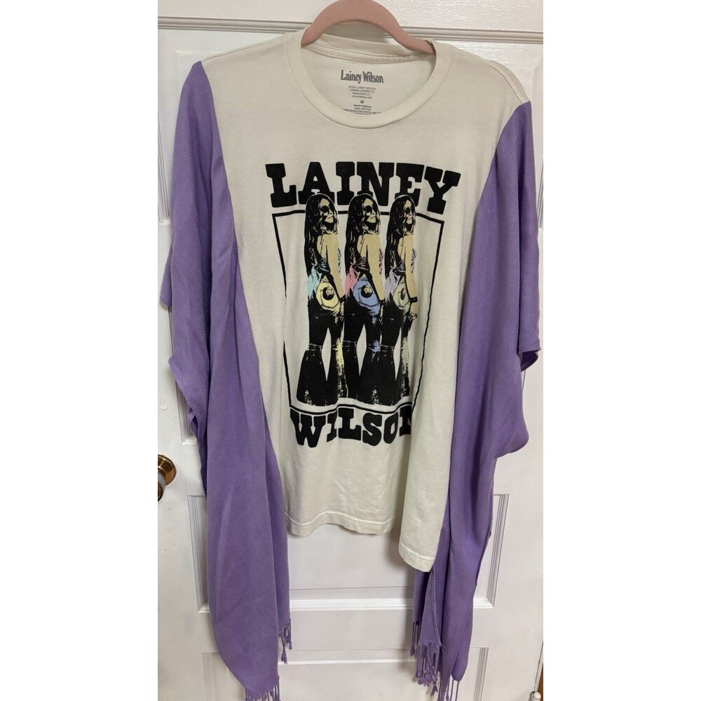 Lainey Wilson Upcycled Kimono Sleeves Top Boho Hippie Retro One Size Fits Most